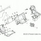 Z14JT9EFX RZR 900 INTL Body, seat divider