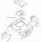 Z14XT9EFX RZR 4 900 INTL Body, hood and front body work