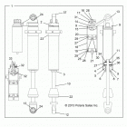 Z14VH76AC/AD/EAI/EAK/EAJ/EAL/EAW RZR 800 Задний аммортизатор 1
