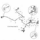 Z14ST1EAM/EAW/EAK/EAN/EFW RZR XP 1000 Brakes, brake lines and master cylinder