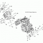 Z14XT9EFX RZR 4 900 INTL Engine, transmission mounting