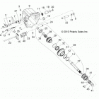 R13VE76FX/FI RZR S 800 EFI INTL/ISRAEL Drive train, main gearcase internal components 2