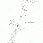 Z14VH76AC/AD/EAI/EAK/EAJ/EAL/EAW RZR 800 Suspension, front shock mounting