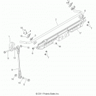 Z14XT9EFX RZR 4 900 INTL Suspension, stabilizer bar, front