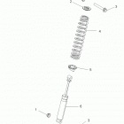 Z14VH76AC/AD/EAI/EAK/EAJ/EAL/EAW RZR 800 Задний аммортизатор