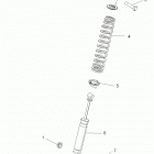Z14VH76AC/AD/EAI/EAK/EAJ/EAL/EAW RZR 800 Suspension, front shock mounting