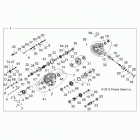 Z14ST1EAM/EAW/EAK/EAN/EFW RZR XP 1000 Главные внутренности КПП