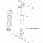 R11XH76AW/AZ/XY76AA RZR 4/EPS RGE Задний аммортизатор