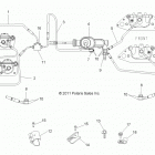 R13JT87AD/AL/9EAK/EAL/EAO/EAT/EAW/EAP RZR XP 900 EFI Brakes, brake lines and master cylinder