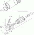 LT-F250 Quad Runner Стартер электрический