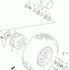 LT-F250 Quad Runner Переднее колесо