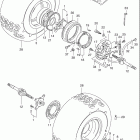 LT-F250 Quad Runner Заднее колесо