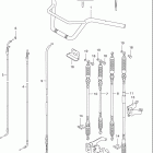 LT-F4WDX King Quad Руль -тросы