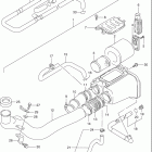 LT-4WD Quad Runner Воздухозаборник