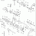 LT-F250 Quad Runner Механизм  переключения передач