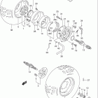 LT-F4WDX King Quad Заднее колесо