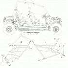 R12XE76AD/7EAB/EAO RZR 4 800 EFI Body, side nets