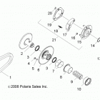 A09VA17AA/AD RZR 170 Вариатор ведущий