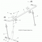 R13VH76AC/AD/AN/AS/EAI RZR 800 EFI Suspension, stabilizer bar, front