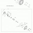 R13VH76AC/AD/AN/AS/EAI RZR 800 EFI Вторичная муфта сцепления