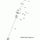 A09VA17AA/AD RZR 170 Steering, post