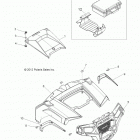 R13VH57AD/6EAK RZR 570 EFI Body, hood and front body work