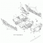 R12XE76AD/7EAB/EAO RZR 4 800 EFI Body, floor and rocker panels