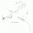 R12JT9EFX RZR XP INTL Engine, throttle pedal