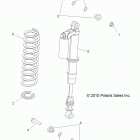 R11VH76/VY76 RZR 800 EFI/EPS ALL OPTIONS Suspension, front shock mounting