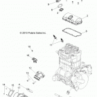 R11VM76FX RZR  S EPS INTL Engine, throttle body and valve cover