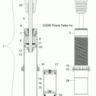 R11XH76AW/AZ/XY76AA RZR 4/EPS RGE Задний аммортизатор 1