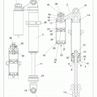 R11VH76/VY76 RZR 800 EFI/EPS ALL OPTIONS Задний аммортизатор 1