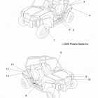 A09VA17AA/AD RZR 170 Body, decals (red)
