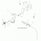 R12JT87AB/AD/AS/AW/9EAW RZR XP 900 EFI Engine, throttle pedal