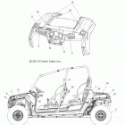 R11XH76AW/AZ/XY76AA RZR 4/EPS RGE Кузов Наклейки