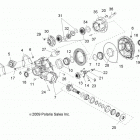 R11VM76FX RZR  S EPS INTL Drive train, gearcase, differential, internal components
