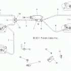 R11XH76AW/AZ/XY76AA RZR 4/EPS RGE Brakes, brake lines and master cylinder