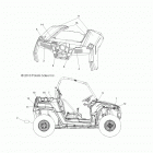 R11VH76/VY76 RZR 800 EFI/EPS ALL OPTIONS Кузов Наклейки