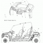 R11XY76FX RZR 4 INTL Кузов Наклейки