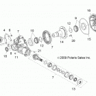 R11VH76/VY76 RZR 800 EFI/EPS ALL OPTIONS Drive train, gearcase, carrier, internal components