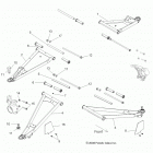 R10XH76AA RZR 4 800 EFI Suspension, front control arms