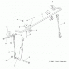 R08VH76AD/AG RZR 800 EFI Stabilizer bar, front