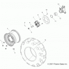 R08VH76AD/AG RZR 800 EFI Колесо заднее