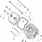 HiSun ATV 800 GT Головка цилиндра