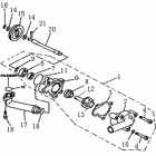 ATV 300 B Насос системы охлаждения