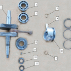 ATV 500 GT1 E04     CRANKSHAFT / PISTON