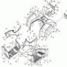 Dinli ATV 700 GT1 Заднее крыло