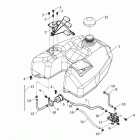 Dinli ATV 800 D Топливный бак