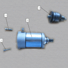 ATV 500 GT1 E14     STARTING MOTOR