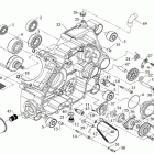 Dinli ATV 700 D Картер двигателя (левая половина)